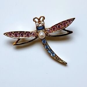 Vintage dragonfly pin